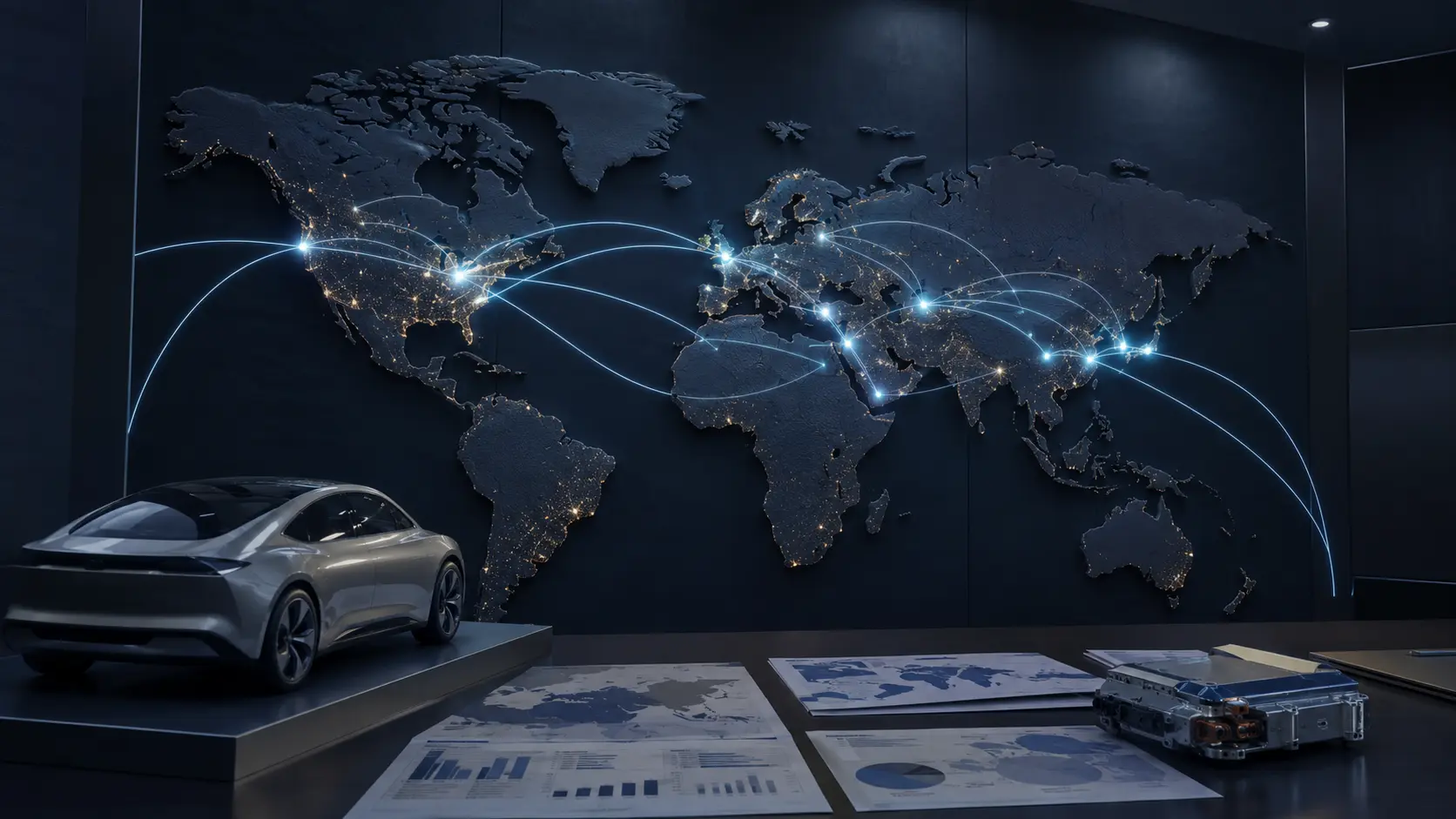 世界各地域をつなぐ自動車産業の情報ネットワーク