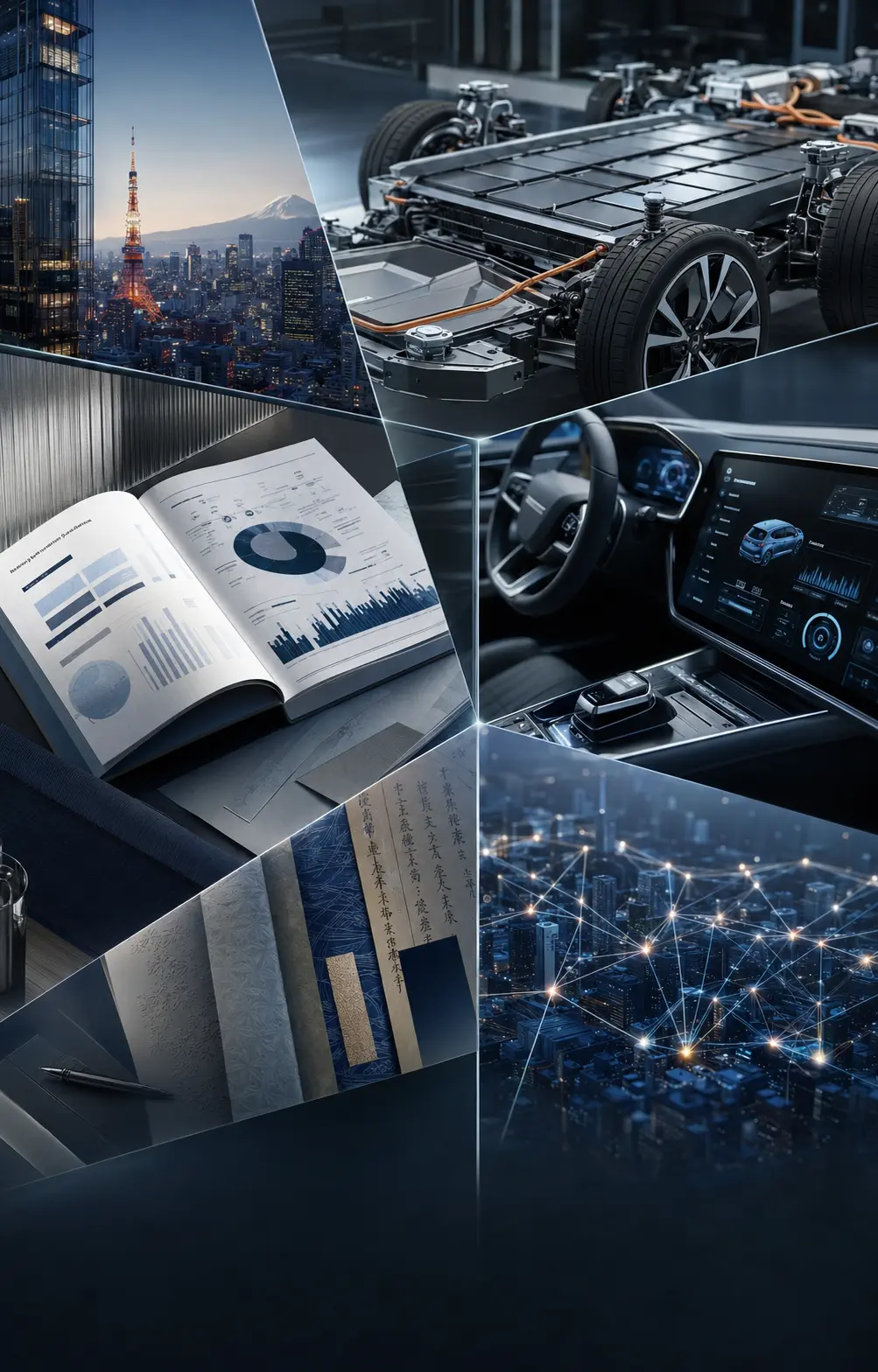 グローバル市場、自動車製品、複数文化、業界ネットワークを統合したJ-Techの事業基盤