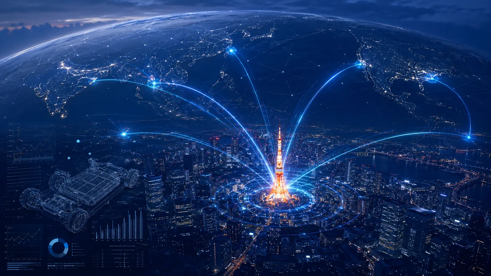 東京を中心に上海、香港、デンバーを含む世界各地域へ展開するグローバル情報ネットワーク