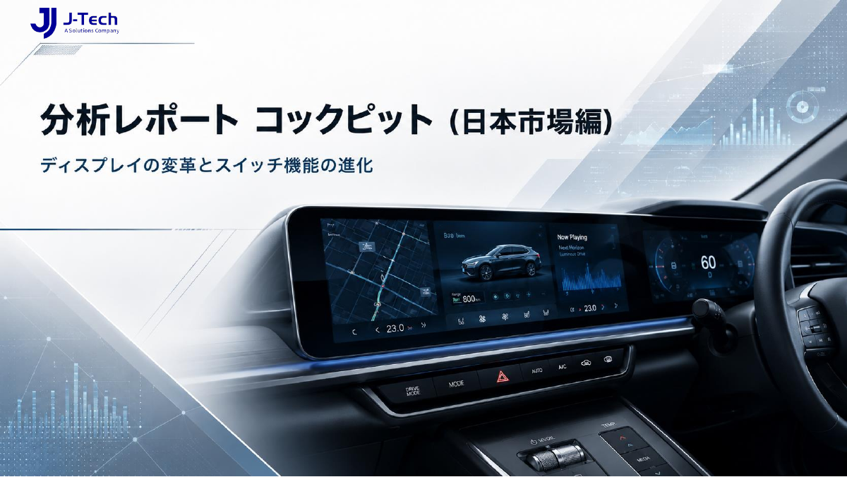 スマートコックピット分析レポートの表紙サンプル